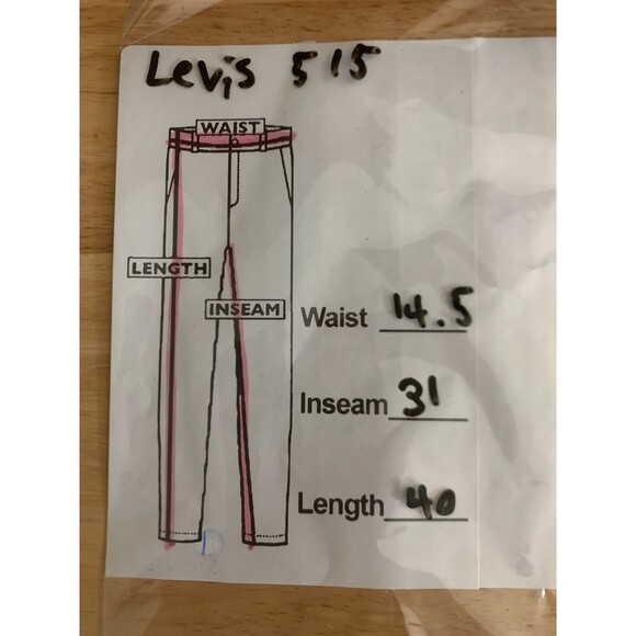 Levi's Jeans Women's 6L (28x31) Long Blue 515 Denim Mid Rise Bootcut Pants Rodeo - Picture 11 of 12